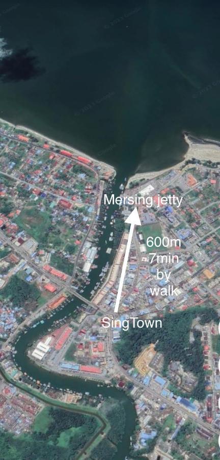 Singtown Guesthouse Mersing Buitenkant foto